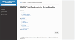 Desktop Screenshot of devsim.org