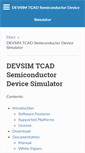 Mobile Screenshot of devsim.org